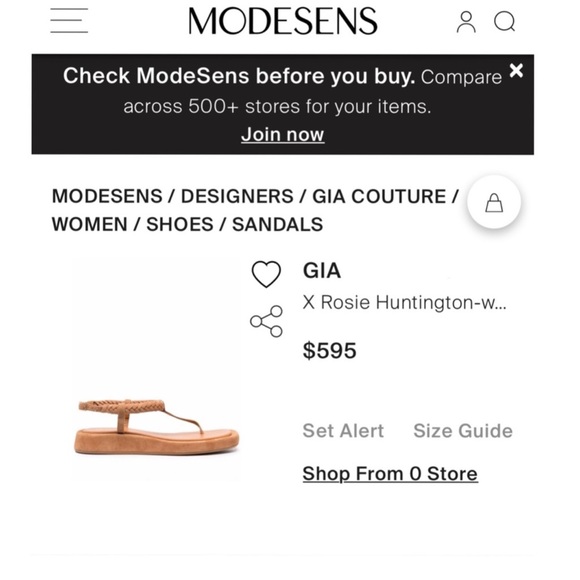 GIA/RHW Braided Suede 
Thong Slingback Sandals - Picture 8 of 15